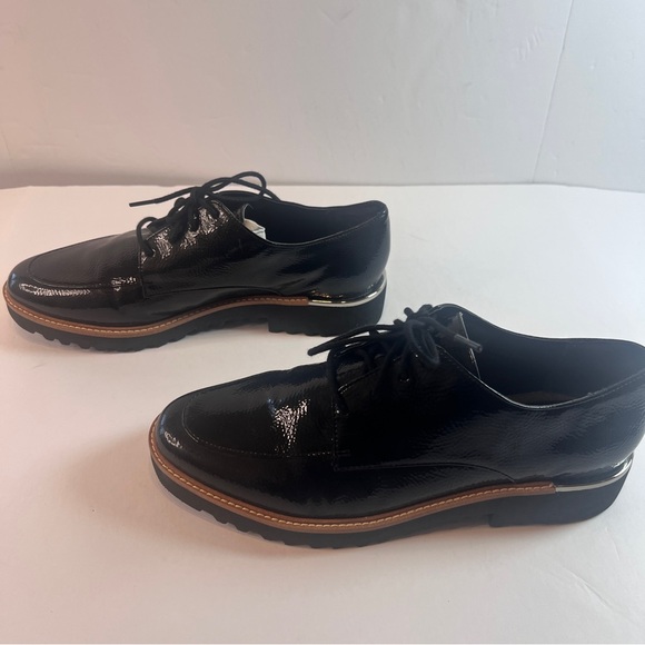 Franco Sarto Women’s Black Patent Lace-Up Oxford – Size 9M - Picture 6 of 9